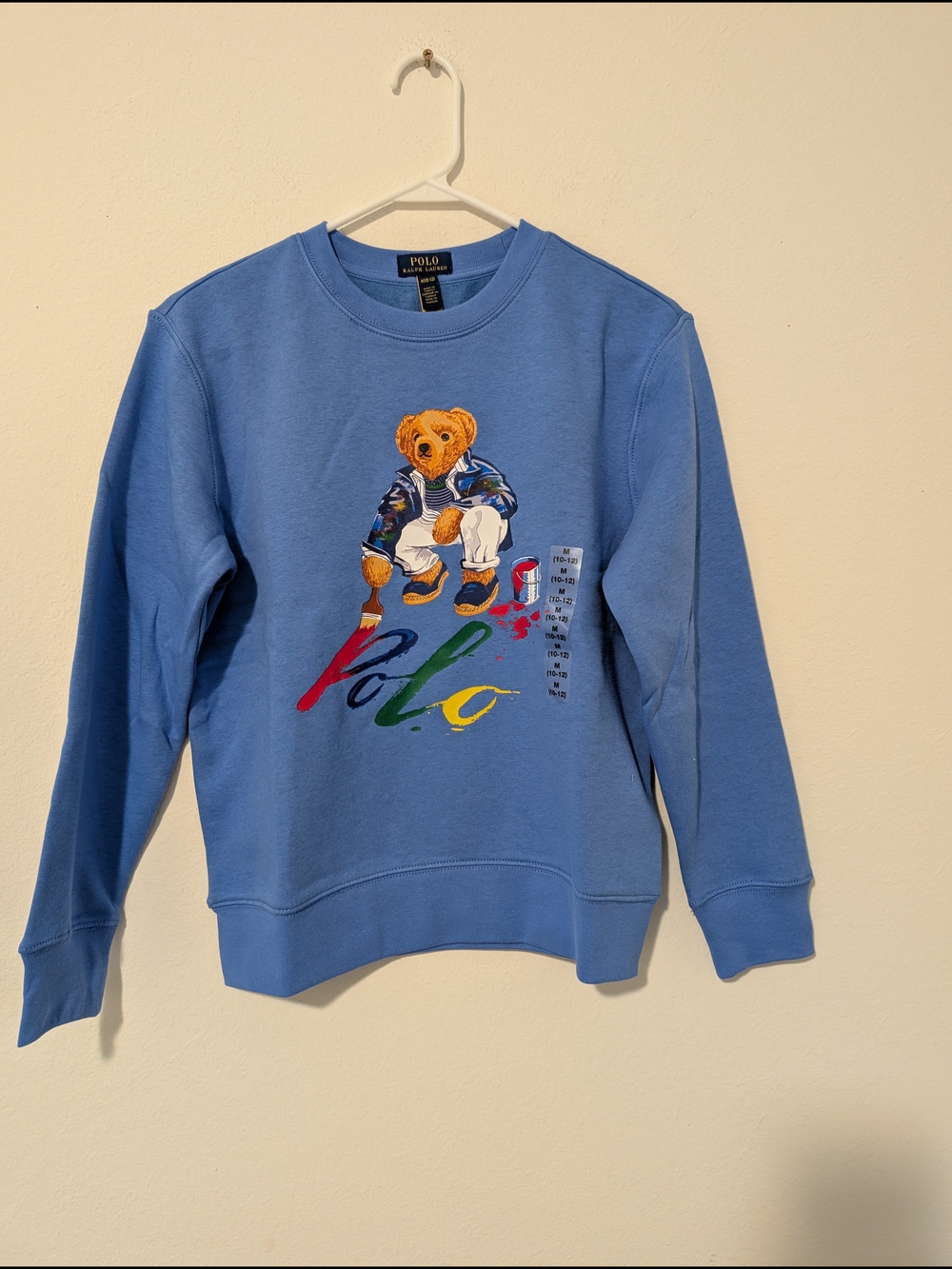 Polo by Ralph Lauren Blue Bear Painter Sweatshirt
